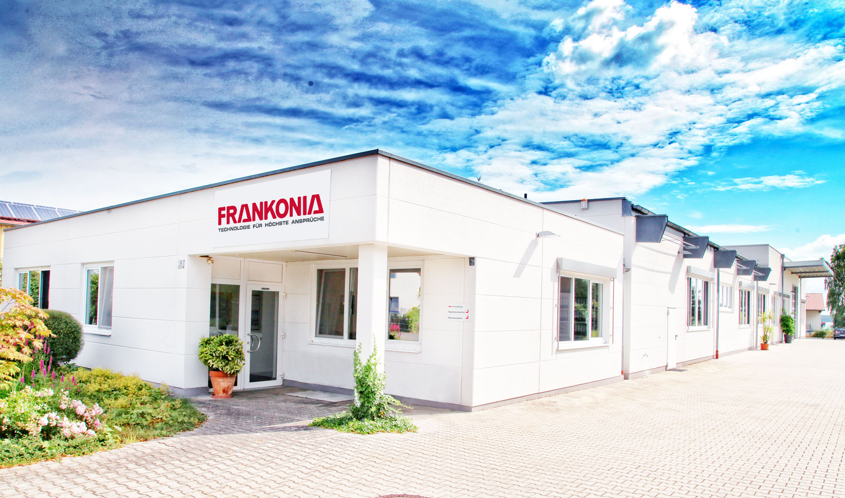 Das Firmengebäude von Frankonia Hydraulik